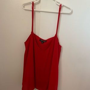 Size 4 red Topshop spaghetti strap